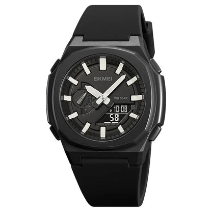 SKMEI 2091 Dual Display Electronic Watch 12 / 24H Multifunction Watch with 5 Alarm Clock