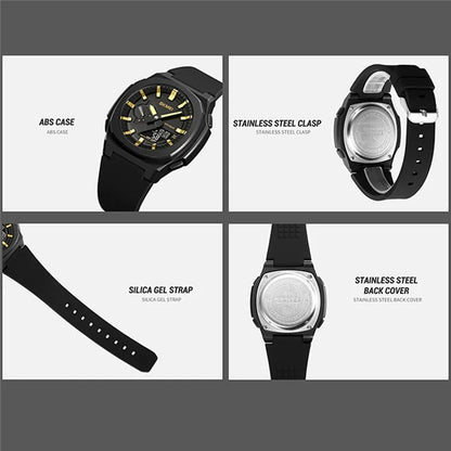 SKMEI 2091 Dual Display Electronic Watch 12 / 24H Multifunction Watch with 5 Alarm Clock