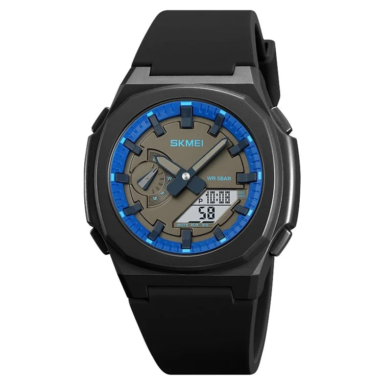 SKMEI 2091 Dual Display Electronic Watch 12 / 24H Multifunction Watch with 5 Alarm Clock