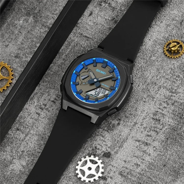 SKMEI 2091 Dual Display Electronic Watch 12 / 24H Multifunction Watch with 5 Alarm Clock