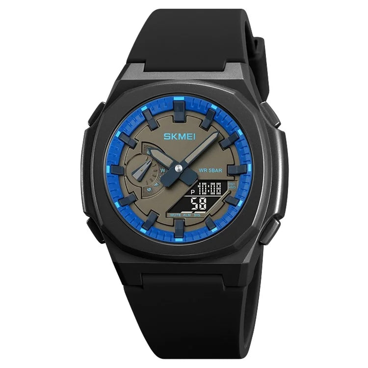 SKMEI 2091 Dual Display Electronic Watch 12 / 24H Multifunction Watch with 5 Alarm Clock