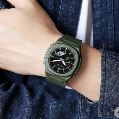 SKMEI 2091 Dual Display Electronic Watch 12 / 24H Multifunction Watch with 5 Alarm Clock