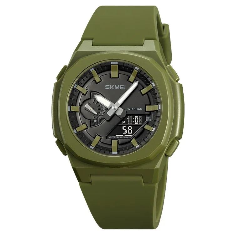 SKMEI 2091 Dual Display Electronic Watch 12 / 24H Multifunction Watch with 5 Alarm Clock