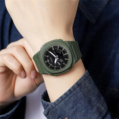 SKMEI 2091 Dual Display Electronic Watch 12 / 24H Multifunction Watch with 5 Alarm Clock