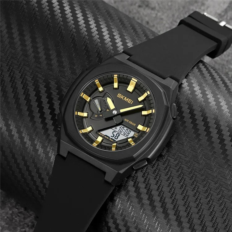 SKMEI 2091 Dual Display Electronic Watch 12 / 24H Multifunction Watch with 5 Alarm Clock