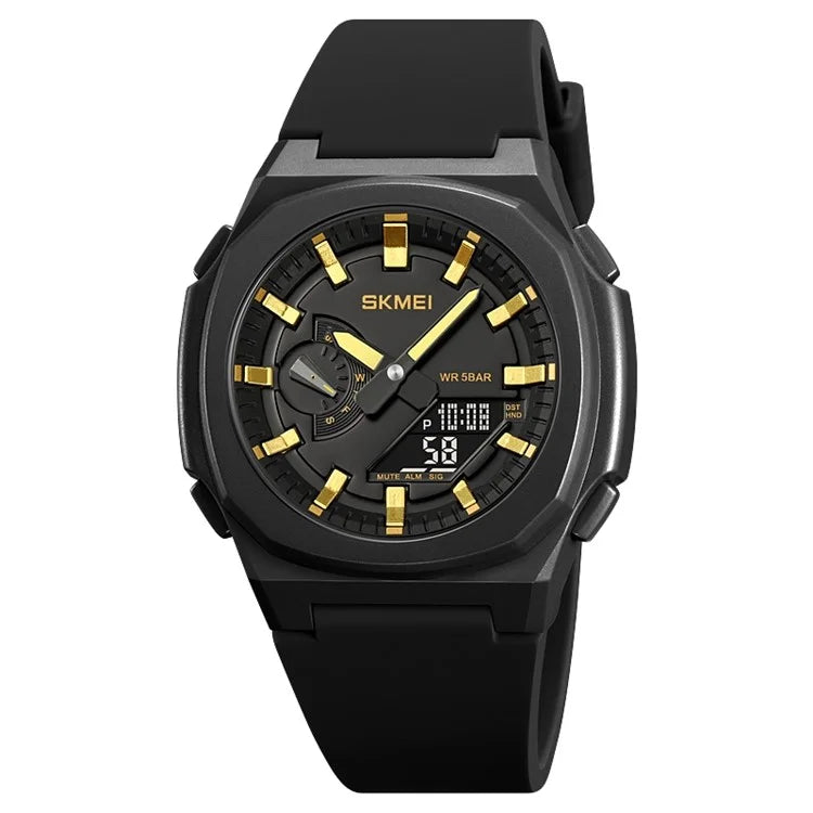 SKMEI 2091 Dual Display Electronic Watch 12 / 24H Multifunction Watch with 5 Alarm Clock