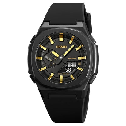 SKMEI 2091 Dual Display Electronic Watch 12 / 24H Multifunction Watch with 5 Alarm Clock