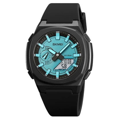 SKMEI 2091 Dual Display Electronic Watch 12 / 24H Multifunction Watch with 5 Alarm Clock