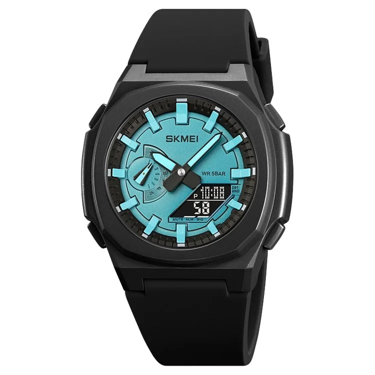 SKMEI 2091 Dual Display Electronic Watch 12 / 24H Multifunction Watch with 5 Alarm Clock