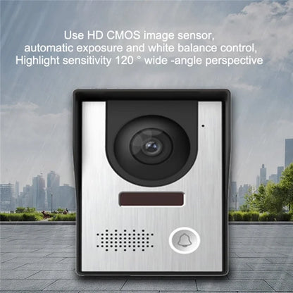 N1 7 Inches Doorbell Camera Video Intercom System for Villa Home Office Apartment