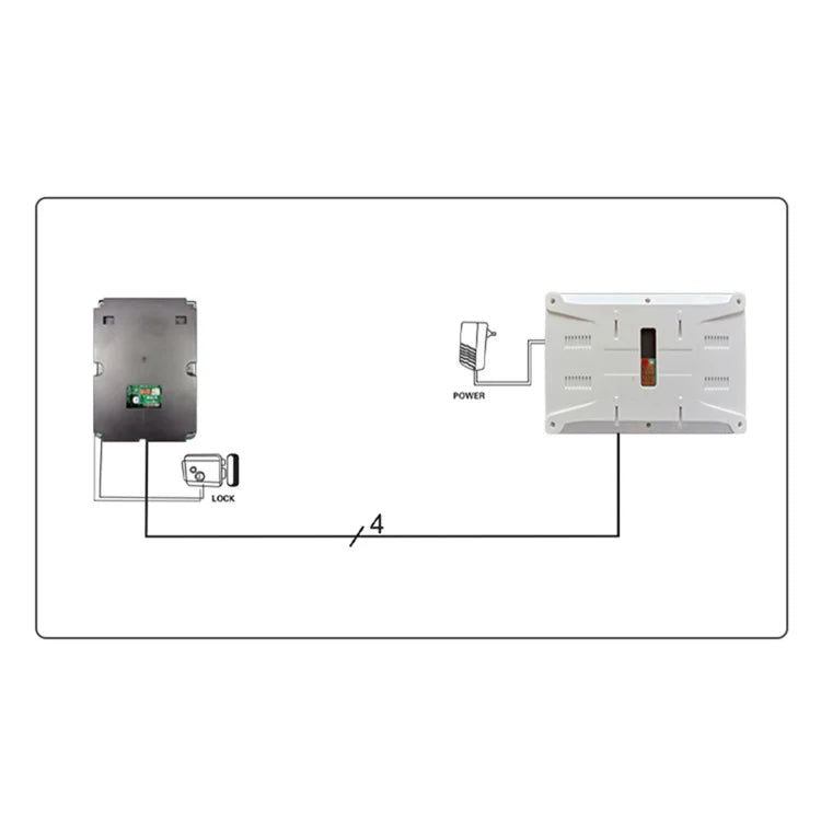 N1 7 Inches Doorbell Camera Video Intercom System for Villa Home Office Apartment