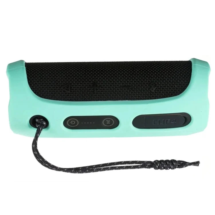 For JBL Flip4 Bluetooth Speaker Soft Silicone Case Anti-scratch Protective Cover