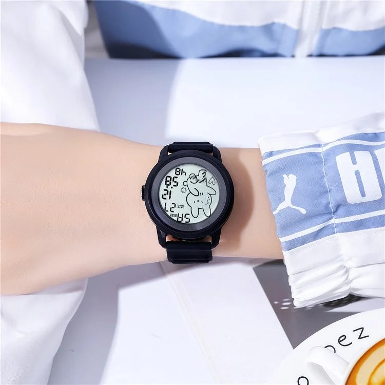 SKMEI 2217 Creative Electric Watch Simple Style Student Sports Electronic Watch