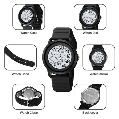 SKMEI 2217 Creative Electric Watch Simple Style Student Sports Electronic Watch