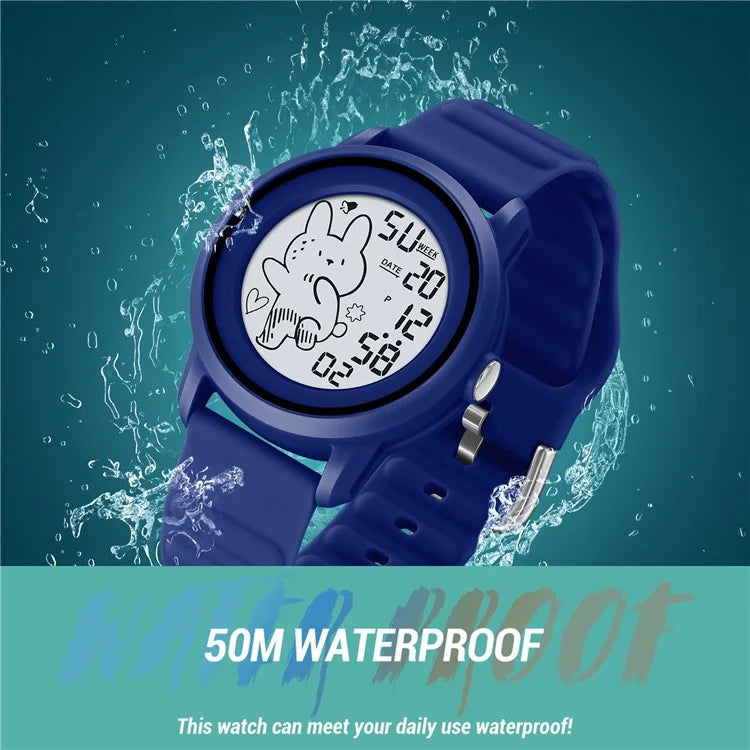 SKMEI 2217 Creative Electric Watch Simple Style Student Sports Electronic Watch