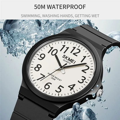 SKMEI 2108 Minimalism Quartz Watch 50m Waterproof Fashion Wrist Watch