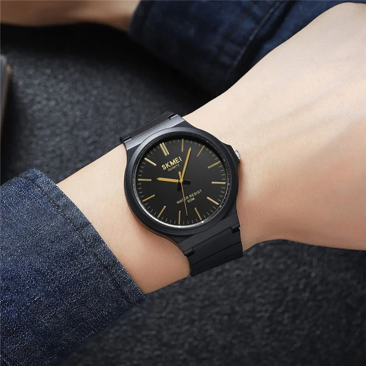 SKMEI 2108 Minimalism Quartz Watch 50m Waterproof Fashion Wrist Watch