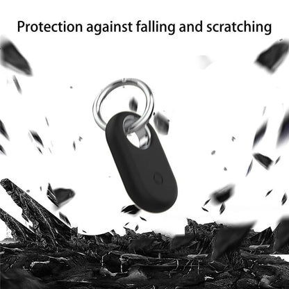 For Samsung Galaxy SmartTag 2 Silicone Case Waterproof Tracker Holder Protective Cover with Buckle