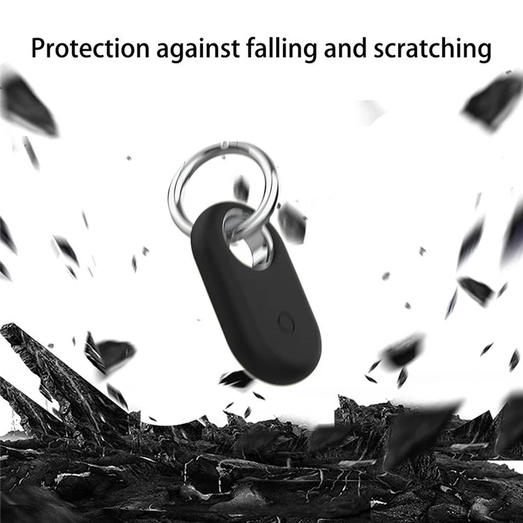For Samsung Galaxy SmartTag 2 Silicone Case Waterproof Tracker Holder Protective Cover with Buckle