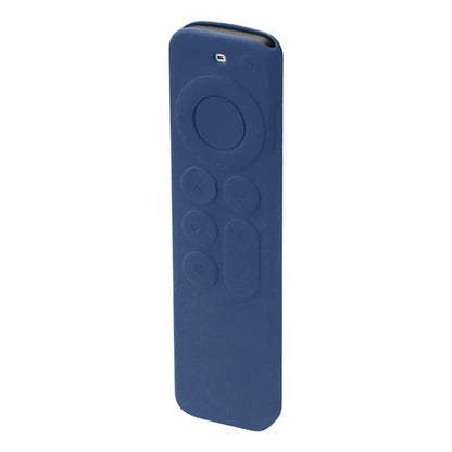 For Apple TV6 Remote Controller Drop-proof Case Silicone Protective Cover with Lanyard