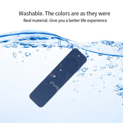 For Apple TV6 Remote Controller Drop-proof Case Silicone Protective Cover with Lanyard