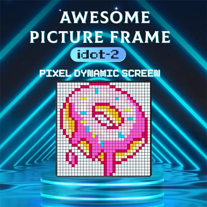 Idot-2 Bluetooth LED Pixel Screen Photo Frame DIY Atmosphere Desktop Pixel Display Screen