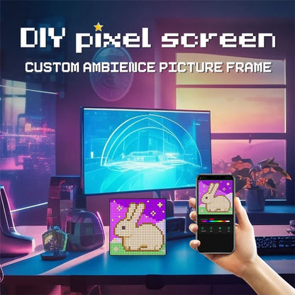 Idot-2 Bluetooth LED Pixel Screen Photo Frame DIY Atmosphere Desktop Pixel Display Screen
