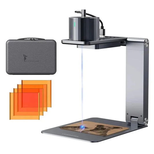 LASERPECKER Pro Laser Engraver Small DIY Portable Laser Cutter Engraving Machine for Wood, Leather