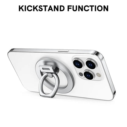 AHASTYLE DD-02 Magnetic Kickstand for iPhone 12 / 13 / 14 / 15 Series Folding Zinc Alloy Phone Holder