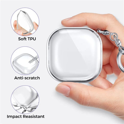 AHASTYLE WG89 For Samsung Galaxy Buds Pro / Buds Live / Buds2 / Buds Pro 2 Case TPU Earbud Storage Cover