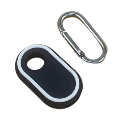 Silicone Case for Samsung Galaxy SmartTag 2 Bluetooth Tracker Protective Cover with Buckle