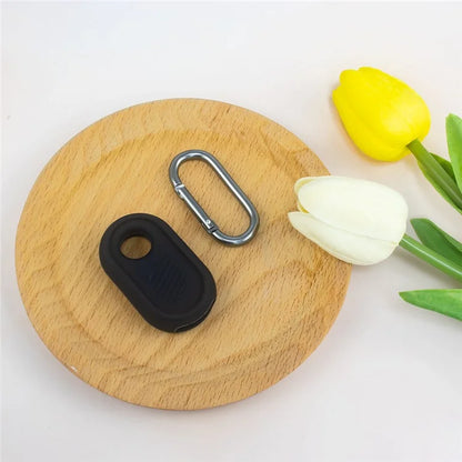 Silicone Case for Samsung Galaxy SmartTag 2 Bluetooth Tracker Protective Cover with Buckle