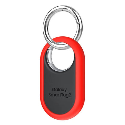 Slim Silicone Case for Samsung Galaxy SmartTag 2 Bluetooth Tracker Bumper Frame Protector with Buckle