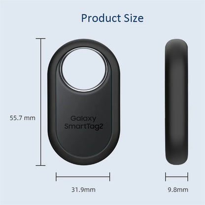 Slim Silicone Case for Samsung Galaxy SmartTag 2 Bluetooth Tracker Bumper Frame Protector with Buckle