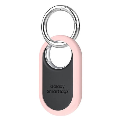 Slim Silicone Case for Samsung Galaxy SmartTag 2 Bluetooth Tracker Bumper Frame Protector with Buckle