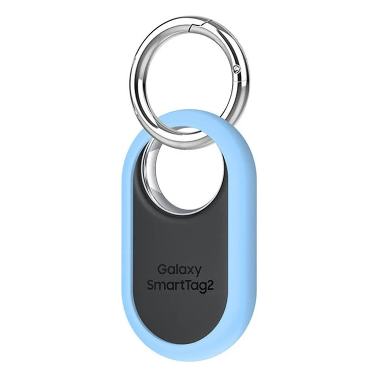 Slim Silicone Case for Samsung Galaxy SmartTag 2 Bluetooth Tracker Bumper Frame Protector with Buckle