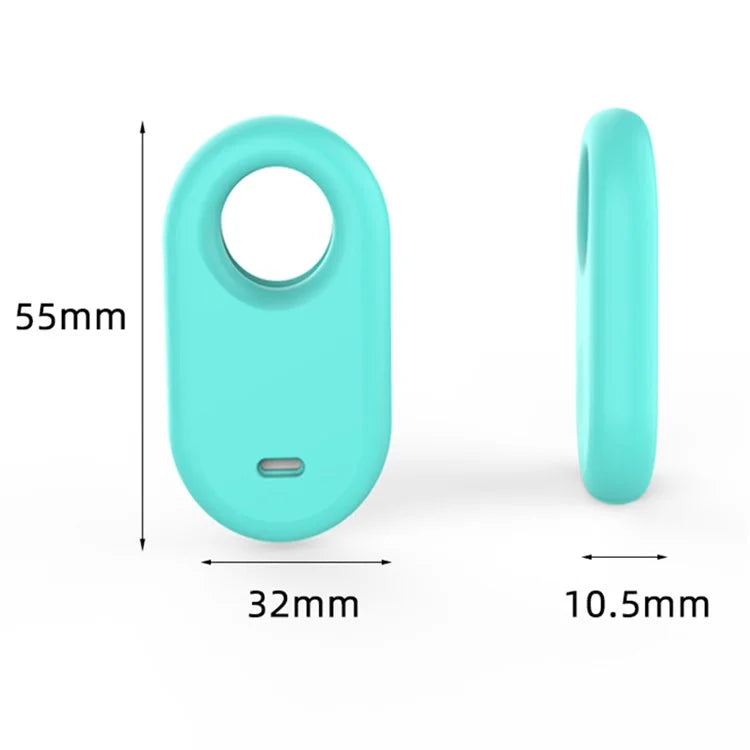 Dustproof Silicone Case for Samsung Galaxy SmartTag2 Bluetooth Tracker Case Anti-Drop Shockproof Cover
