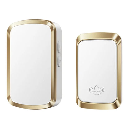 CACAZI FA29PRO 5 Volume Levels Wireless Doorbell Mini Chime Door Bell Kit with 1 Transmitter+1 Receiver