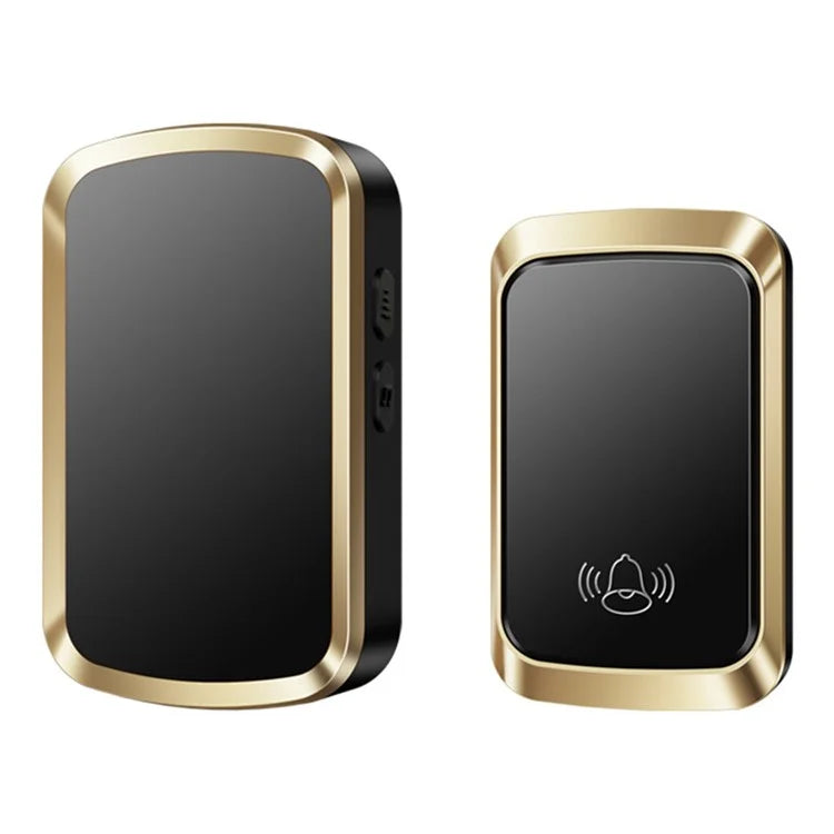 CACAZI FA29PRO 5 Volume Levels Wireless Doorbell Mini Chime Door Bell Kit with 1 Transmitter+1 Receiver
