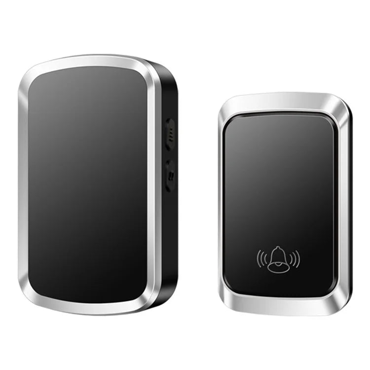 CACAZI FA29PRO 5 Volume Levels Wireless Doorbell Mini Chime Door Bell Kit with 1 Transmitter+1 Receiver
