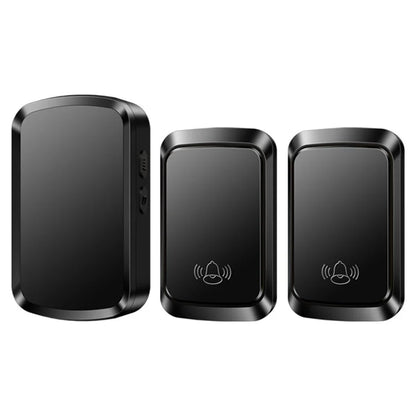 CACAZI FA29PRO Home Wireless Doorbell 5 Volume Levels Chime Door Bell Kit with 2 Transmitters+1 Receiver