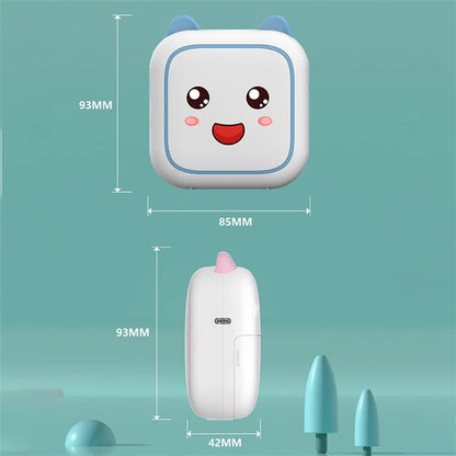 M6 Wilress Inkless Thermal Printer Bluetooth Smart Pocket Sticker Printer with 1 Roll Thermal Paper