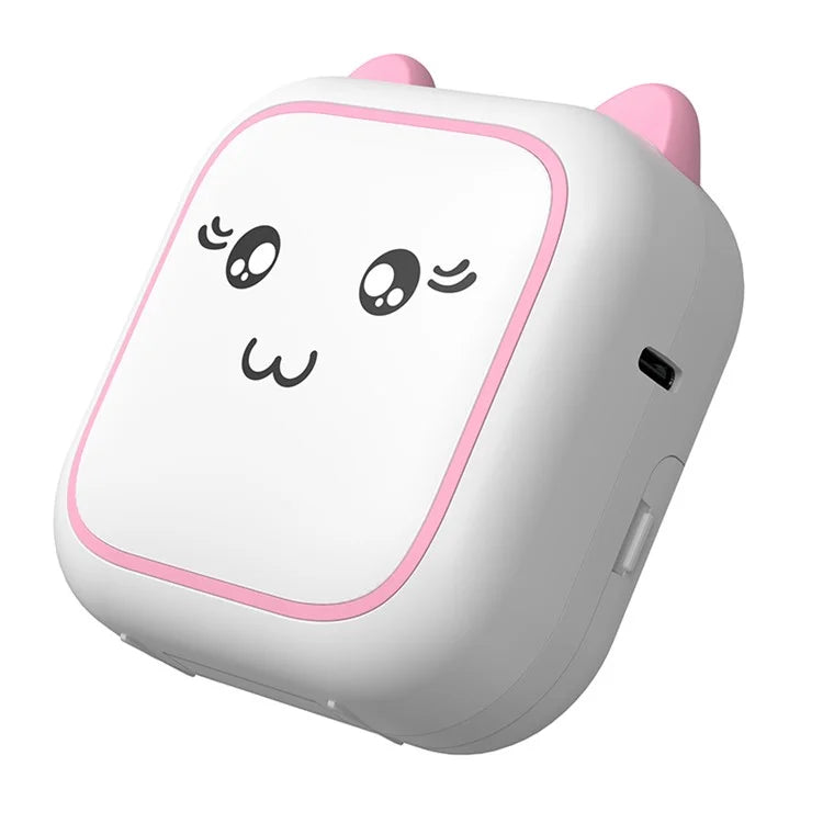 M5 Pocket-Size Sticker Printer Bluetooth Thermal Printer with 5 Rolls Paper + 5 Rolls Sticker + 3 Rolls Color Paper