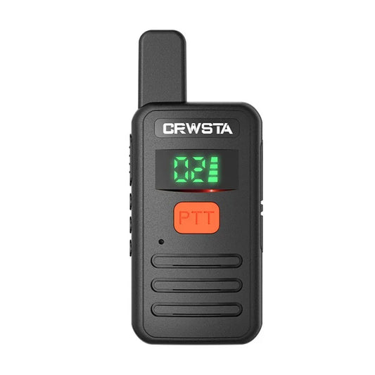 CRWSTA T70 5W Portable Mini Walkie Talkie Long Range Handheld Two Way Radio
