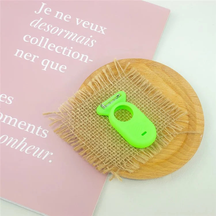 For Samsung Galaxy SmartTag2 Silicone Case Bluetooth Tracker Protective Case with Safety Pin