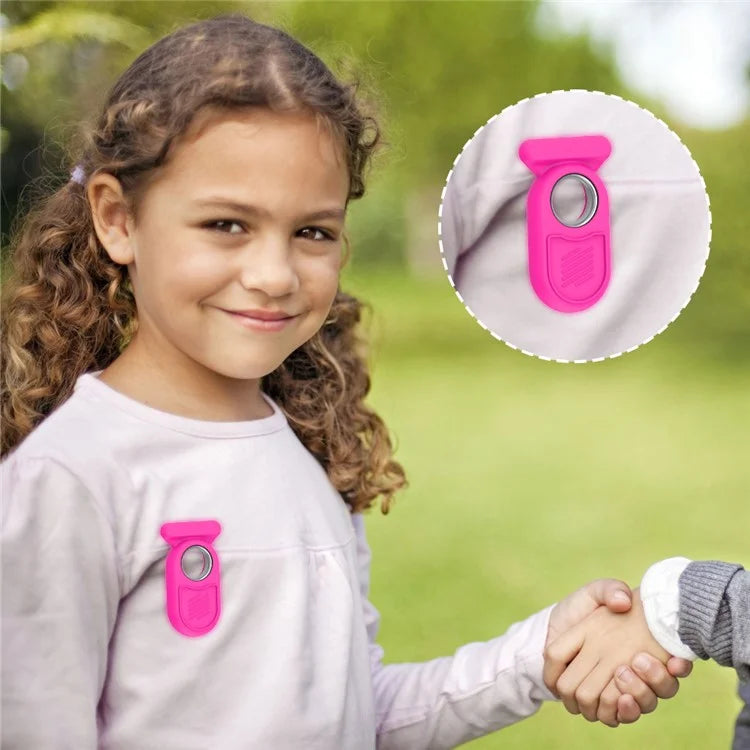 For Samsung Galaxy SmartTag2 Silicone Case Bluetooth Tracker Protective Case with Safety Pin