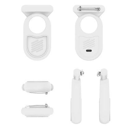 For Samsung Galaxy SmartTag2 Silicone Case Bluetooth Tracker Protective Case with Safety Pin