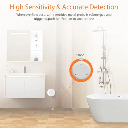 NEO NAS-WS02BH Tuya HomeKit and ZigBee Smart Water Detector Full Water Level Sensor