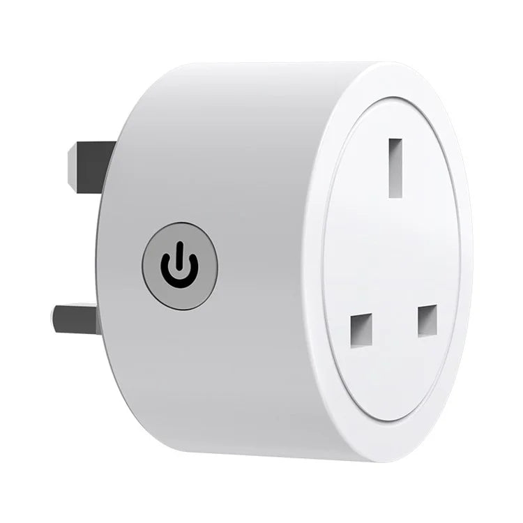 NEO NAS-WR16B Tuya ZigBee 3.0 Smart Socket Plug 16A Smartphone Control Power Plug with Power Meter, UK Plug