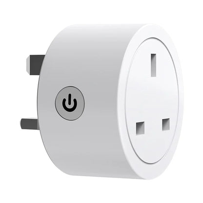 NEO NAS-WR16B Tuya ZigBee 3.0 Smart Socket Plug 16A Smartphone Control Power Plug with Power Meter, UK Plug